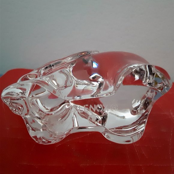 Lenox Fine Crystal Trunk Up Cute Elephant Paperweight Figurine - Picture 5 of 9